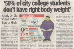 Times of India - Paper cutting